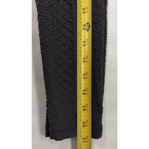 Boom Booty Leggings Large Gray Yoga Slimming Anti-Cellulite Rouched - Picture 12 of 13